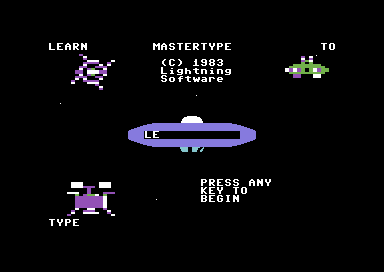 R-Type title screen for Commodore 64